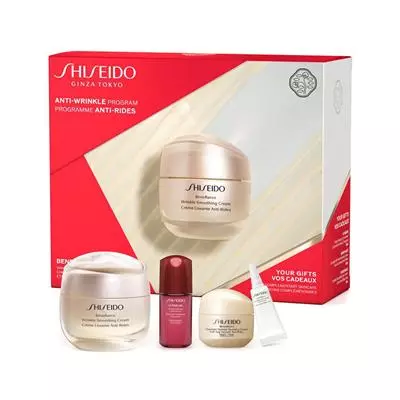 Shiseido Benefiance Ginza Tokyo Wrinkle Smoothing Cream 50 Ml Gift Set 4Pic