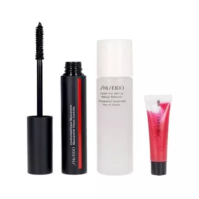 Shiseido Mascara Controlledchaos Mascaralink Black Pulse Gift Set 11.5Ml Remover Gelgloss 3Pic