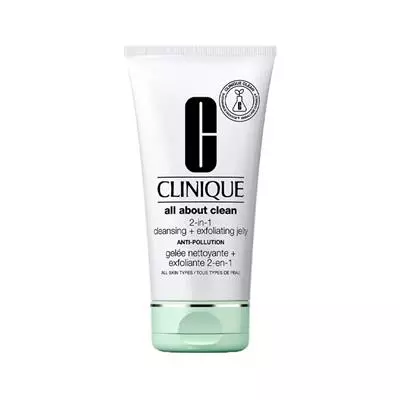 Clinique Cleansing All About Clean 2 In 1 Cleansing Exfoliating Jelly Anti Pollution